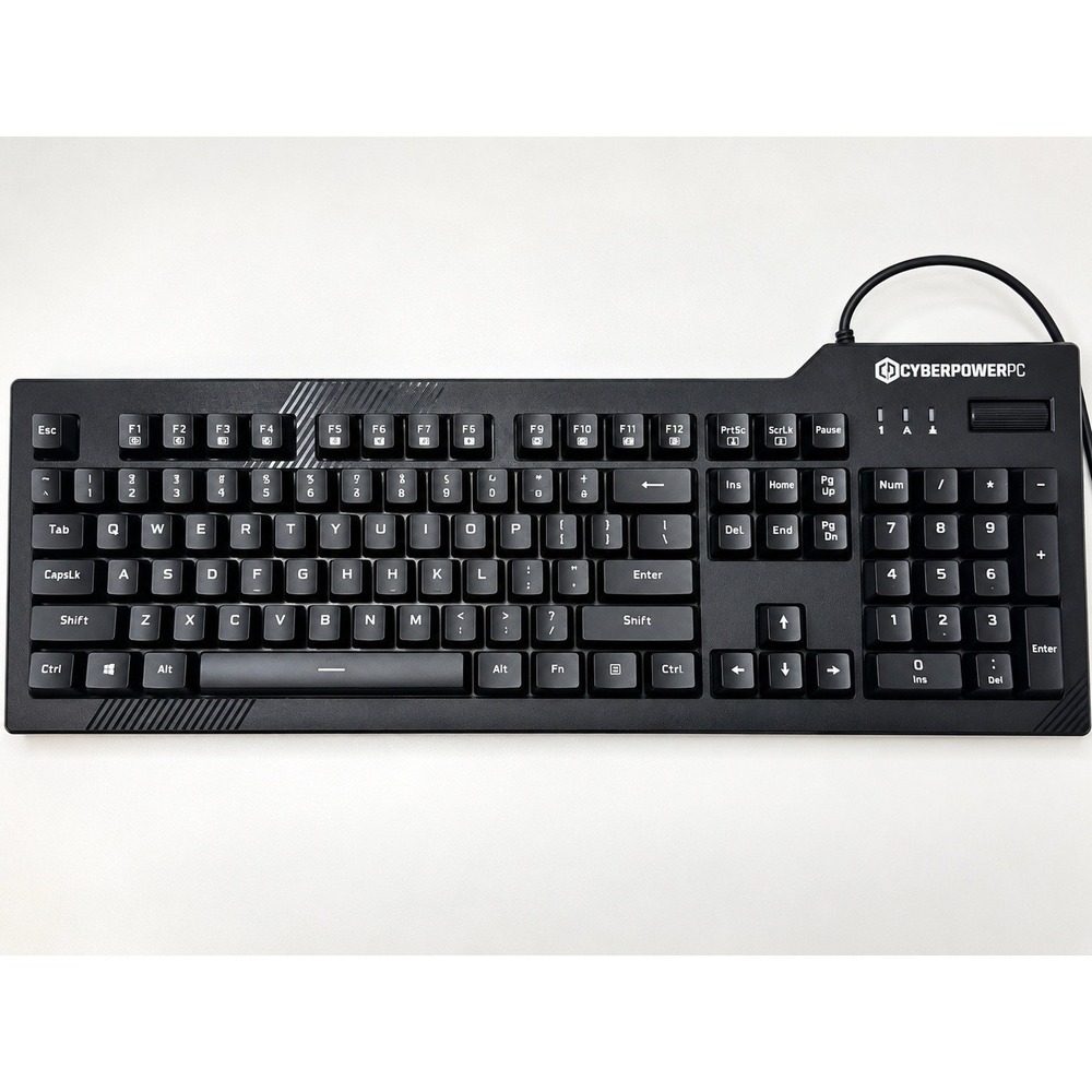 CyberPowerPC NOHI 01 LED Multimedia USB Wired Gaming Keyboard KB-161-306